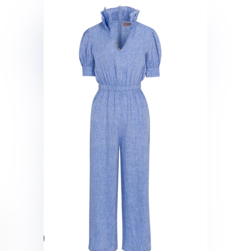 KATE LEIGH Women's Day Tripper Jumpsuit chambray lightweight NWT S